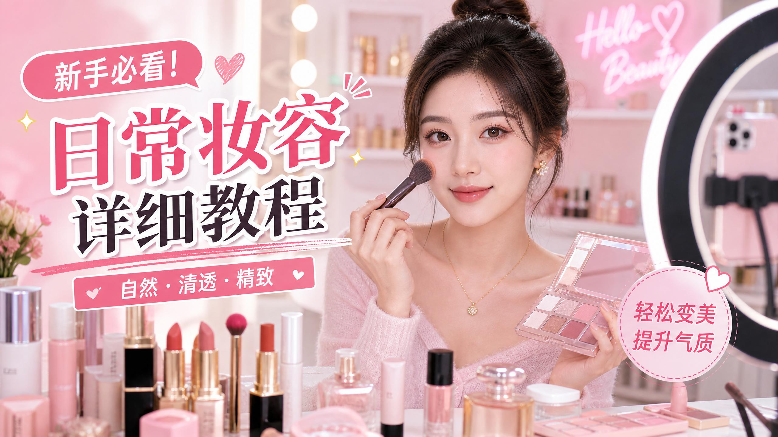 海角网美妆视频教程-日常妆容
